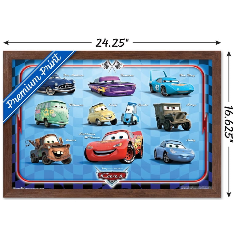 Disney Pixar Cars - Group Wall Poster, 14.725