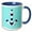 Blue/White, variant on 3drose, Anchor Chevron Pattern - Aqua, 11oz Mug