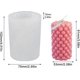 thumbnail image 2 of Silicone Candle Mold, DIY 3D Candle Mold, Bubble Candle Mold, Durable Flexible Candle Molds, 2 of 5