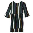 thumbnail image 2 of Hurley Womens Bell Sleeve A-line Dress, Multicoloured, Small, 2 of 2