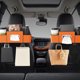 thumbnail image 4 of Organizador 3 en 1 para asiento trasero de coche, multifuncional, con 2 portavasos, caja de pañuelos y ganchos para teléfonos, aperitivos, bebidas y bolsos., 4 of 8