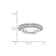 thumbnail image 2 of 14K White Gold Ring Band Wedding Anniversary, 2 of 2