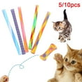thumbnail image 2 of Reheyre 5/10Pcs Pet Cat Kitten Spring Teaser Flexible Interactive Play Scratch Chew Toy, 2 of 8