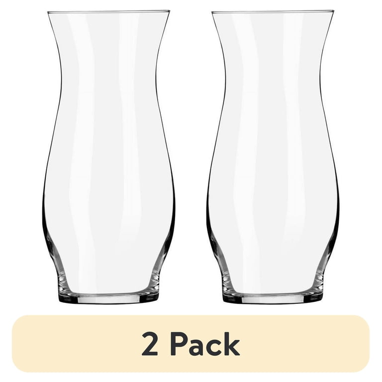 Libbey Clear Glass 8" Hana Floral Vase (2-Pack) photo 1
