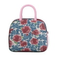 thumbnail image 2 of Lunch Bag Lunch Box for Women Reusable Insulated Lunch Cooler Bags,Large Capacity for Work Travel Picnic,Water-Resistant Pioneer Colorful Floral Lunch Tote Bag Gifts for Woman Mom Pink, 2 of 6
