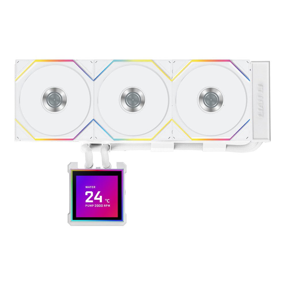 Lian Li HS2LCDS36TW Hydroshift II 360 TL ARGB Liquid CPU Cooler White