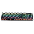 thumbnail image 6 of Mechanical Keyboard, Steampunk Typewriter RGB Backlit Retro Punk Green Axis, Wired USB Gaming Keyboard for PC Laptop Gamer Desktop, 6 of 7