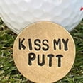 thumbnail image 3 of Zhaomeidaxi Golf Ball Markers Assorted Funny Words - AlloyAlloy Golf Markers Funny Words Mini Good Toughness Golf Hat Marker for Golf Court, 3 of 9