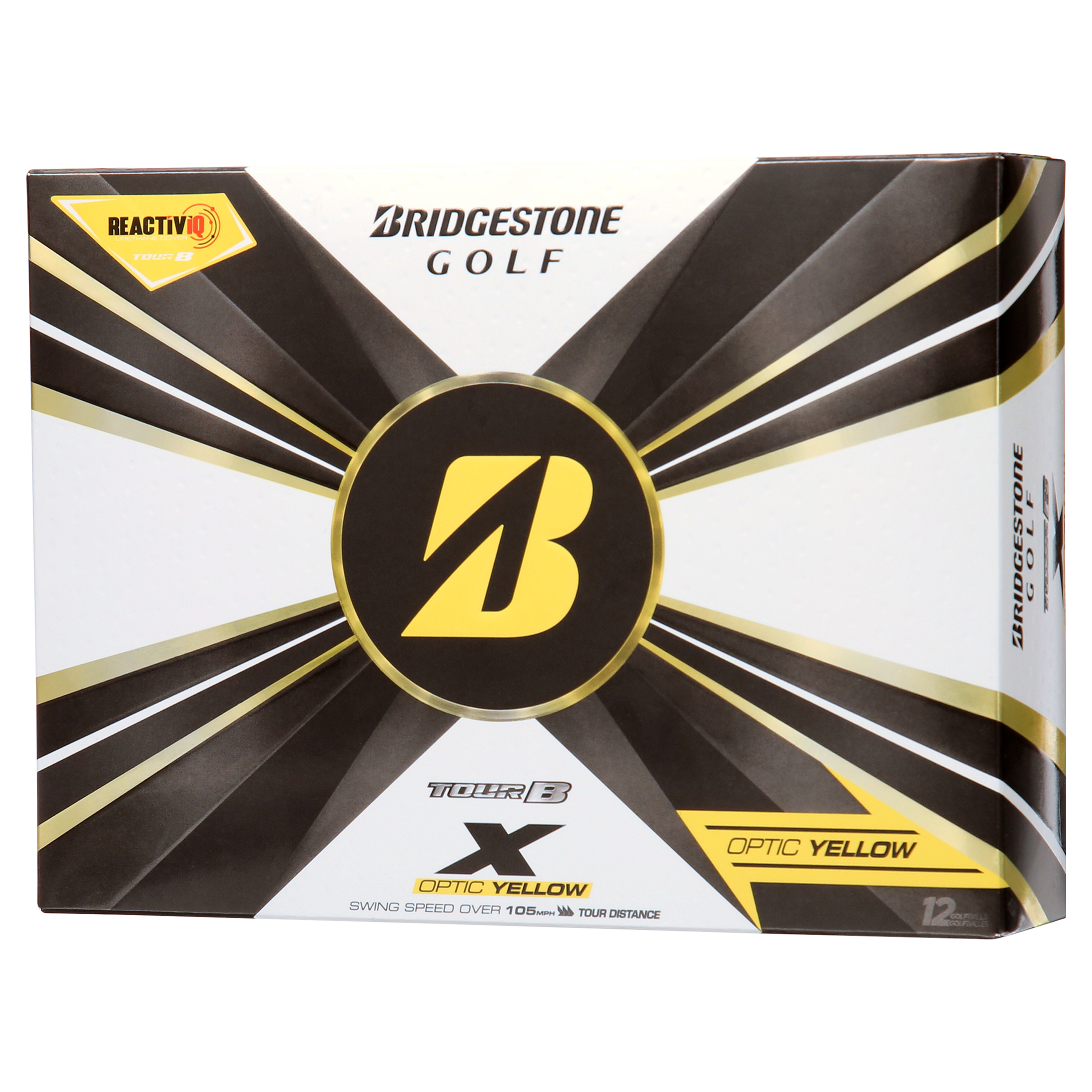 Bridgestone Tour B X 2022 Golf Balls, 12 Pack, White