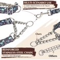 thumbnail image 3 of czcpp-Martingale Dog Collar for Medium DogsStainless Steel Chain Martingale Collar for Dogs, No Pull Slip Cinch Choker Choke Heavy Duty Dog Collar, 3 of 4