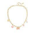 thumbnail image 6 of Faty-T Gold Bow Necklace Women Bow Jewelry Ribbon Pendant Necklace Dainty Rhinestone Bow Tie Choker Necklace Gift, 6 of 10