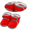 thumbnail image 3 of Winter Warm Infant Newborn Crib Sock Shoes First Walkers-red-13 yards, 3 of 5