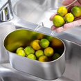 thumbnail image 2 of 304 Stainless Steel Kitchen Sink Drain Basket, Dishwashing Sink, Hanging Garbage Water Filter Rack, Filter Rack, 2 of 5