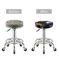 thumbnail image 5 of Naloa Spaceships and Stars Round Bar Stool Cushion Cover 12-14 inch, Fits Kitchen, Office, Restaurant Chairs - 14 inch, 5 of 7