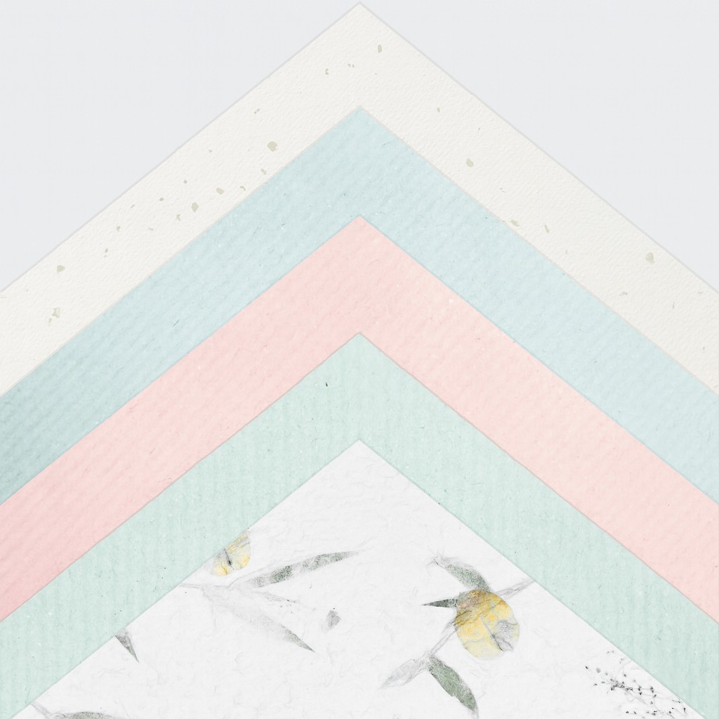 Roobee by Mara Mi Natural Paper Pad 12" x 12" - 24 lb/ 100 GSM, 50 sheets