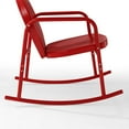 thumbnail image 3 of Griffith 2Pc Outdoor Rocking Chair Set - Bright Red Gloss, 3 of 14