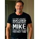 thumbnail image 1 of SI AL PRINCIPIO NO TIENES ÉXITO, INTENTA HACER LO QUE MIKE TE DIJO LA PRIMERA VEZ Camiseta informal de cuello redondo para salir Camiseta informal de fin de semana de secado rápido para hombre Camiset, 1 of 8