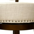 thumbnail image 5 of Furniture of America Kalin Fabric 29" Swivel Bar Stool in Beige (Set of 2), 5 of 8