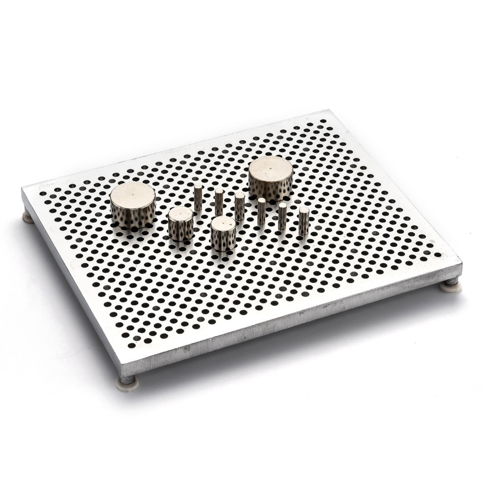 DIY Wire Jig Kit Aluminum Jewelry Making Tools Platinum 14x11.4x1.3cm