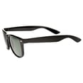 thumbnail image 4 of zeroUV - Large Retro Classic Glass Lens Casual Horn Rimmed Sunglasses - 54mm, 4 of 5
