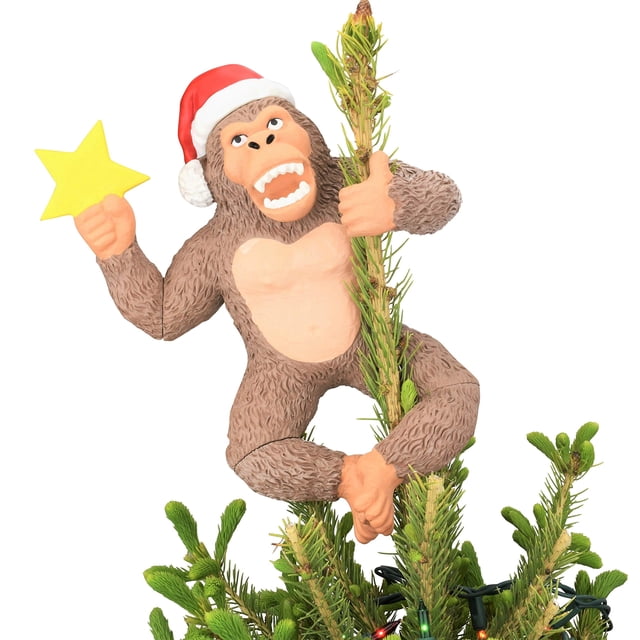 Adorno para árbol de Navidad Tree Buddees King Kong Climbing