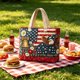 thumbnail image 3 of Bolso de Mano Acolchado Informal Del 250 Aniversario de Estados Unidos: Bolso de Hombro Conmemorativo con Interior Espacioso para El Trabajo, Las Compras y Las Salidas Diarias. Tejido Acolchado Durad, 3 of 7
