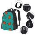 thumbnail image 3 of Balery Colorful Crab Backpack for Men and Women - Durable 600D Oxford Cloth -Large Capacity, Water-Resistant School, Travel, and Hiking Bag, 3 of 7