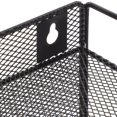 thumbnail image 2 of Estante de pared de metal, soporte de malla para archivos, revistero de oficina con ganchos, 2 of 5