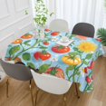 thumbnail image 2 of Yayeee Tablecloths 60" x 90" Rectangle Wrinkle Resistant Party Table Cover, Various Tomatoes, 2 of 8