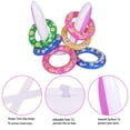 thumbnail image 4 of Juego inflable para lanzar anillos de conejo, máxima diversión, fiesta de Pascua, 4 of 9