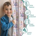 thumbnail image 3 of Blackout Kids Curtains,Fantasy Princess Castle Pattern Childrens Insulated Curtains Set Of 2,Bedroom Essentials,Toddler Room Decor 42"x54", 3 of 5