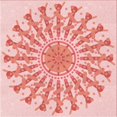 thumbnail image 1 of Ahgly Company Machine Washable Indoor Square Transitional Pink Area Rugs, 8' Square, 1 of 7