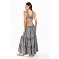 thumbnail image 3 of Vestido largo espalda descubierta Roman Fashion /Juvenil, 9105 (Gris) gris UNITALLA, 3 of 6