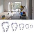thumbnail image 4 of 304 Stainless Steel Sleeve Ring Chicken Heart Ring Steel Wire Rope Rigging, 4 of 7
