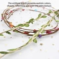 thumbnail image 4 of MesaSe 10M Hemp Leaf Ribbon Artificial Leaves Hemp String Realistic Vine Crafting Rope Wreath Garland Decoration Rattan for Home Weddings, 4 of 9