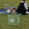 thumbnail image 1 of Bote de basura al aire libre Cola plegable verde, 1 of 8