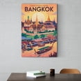 thumbnail image 6 of Retro Bangkok City Poster Vintage Thai City Tourism Wall Art Canvas Poster, 6 of 8