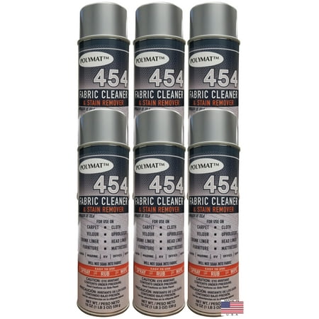 QTY6 POLYMAT 454 CARPET HIGH TRAFFIC CLEANER Removes Ground-in Dirt Spray (Best Way To Clean High Traffic Carpet)