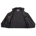 thumbnail image 6 of Event Leather Men's Classic Black Leather Vest - EL1310GO 3X-Large, 6 of 10