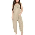 thumbnail image 3 of Girls' Jumpsuits Rompers Toddler Girl Summer Clothes Loose Rompers Wide Leg Jumpsuit Tween Girls Trendy Clothes 7-8 Years Girls Fashion, 3 of 5
