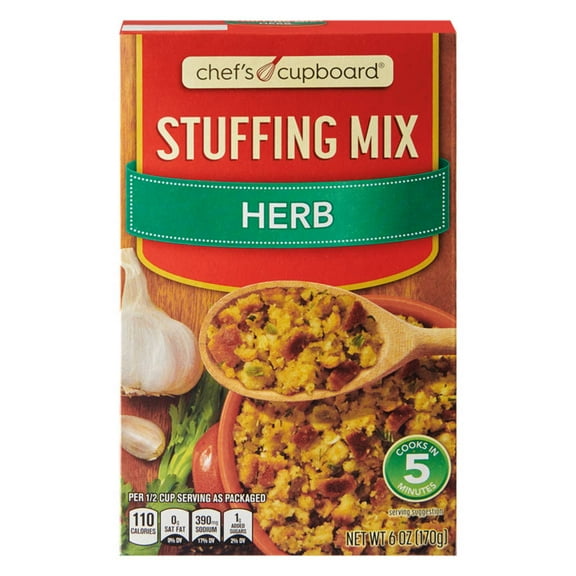 Chef's Cupboard Herb Stuffing Mix, 6 oz - 3 PACK