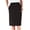 BLACK, variant on 9799 Women's Polyester Skirt