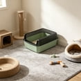 thumbnail image 6 of Cat Litter Box, Semi‑Enclosed High‑Sided Enclosure with Top Entry, Large Kitty Litter Box for Indoor Cats,Easy to Clean Cat Toilet Indoor Pet Supplies, 6 of 6