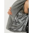 thumbnail image 5 of INSPIRE CHIC Women's Fur Coat Fasion Winter Open Front Cropped Jacket Lapel Long Sleeve Fluffy Faux Fur Coat L Grey, 5 of 6