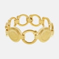 thumbnail image 1 of Y-Loong Bioflow Pirouette Magnetic Bracelet Brushed Gold, 1 of 4