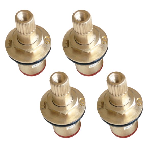 4pcs Faucet Valves Core Replacement Hot Cold Water Faucet Valves Tool for Home