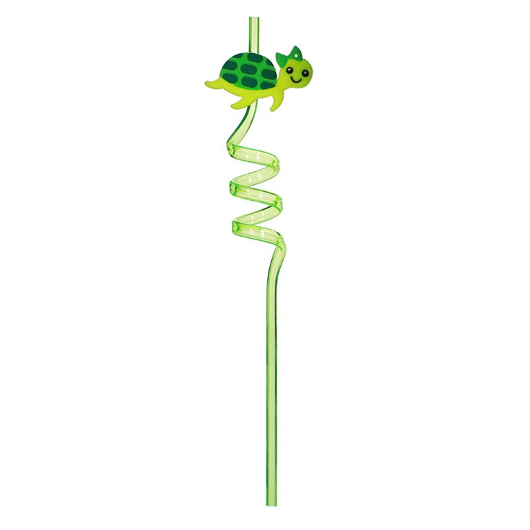 Flamingo BPA-Free Plastic Silly Straws - 12 Pc.