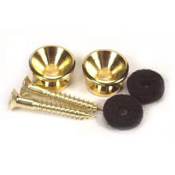 Peavey Premium Guitar Strap Button Gold With Chrome-Plated Hardware 69260 New