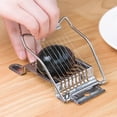 thumbnail image 3 of Pisexur Kitchen Restaurant Boiled Eggs Slicers Multipurpose Stainless Steel Eggs Stainless Steel Cutter Fancy Cutter, 3 of 6