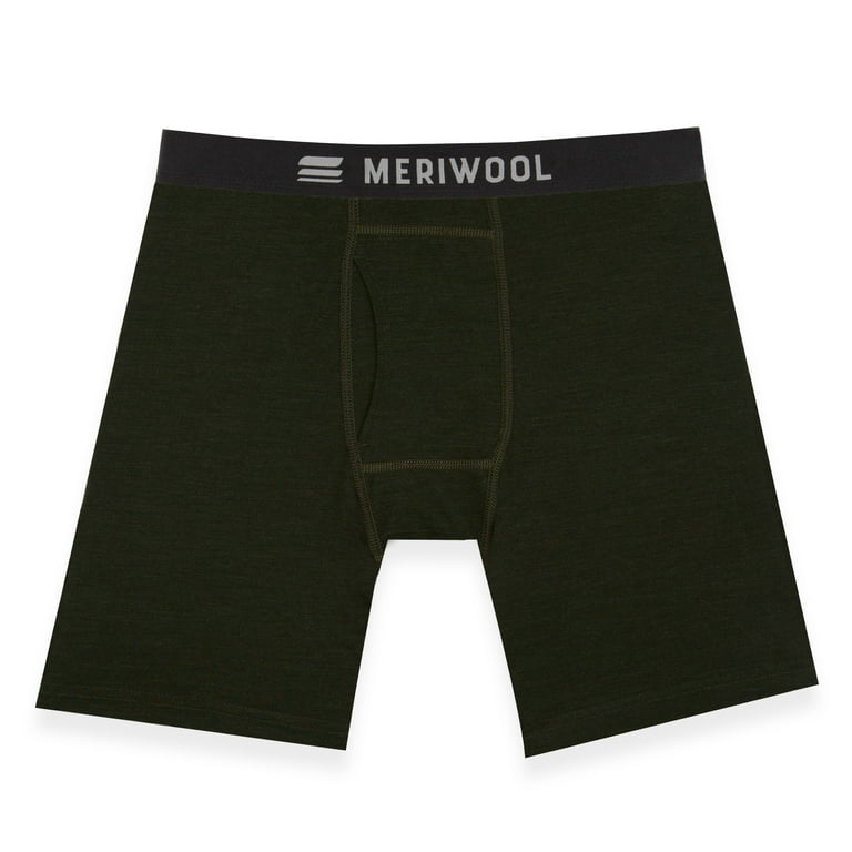 Merino Wool Knit Boxer, Forest Night